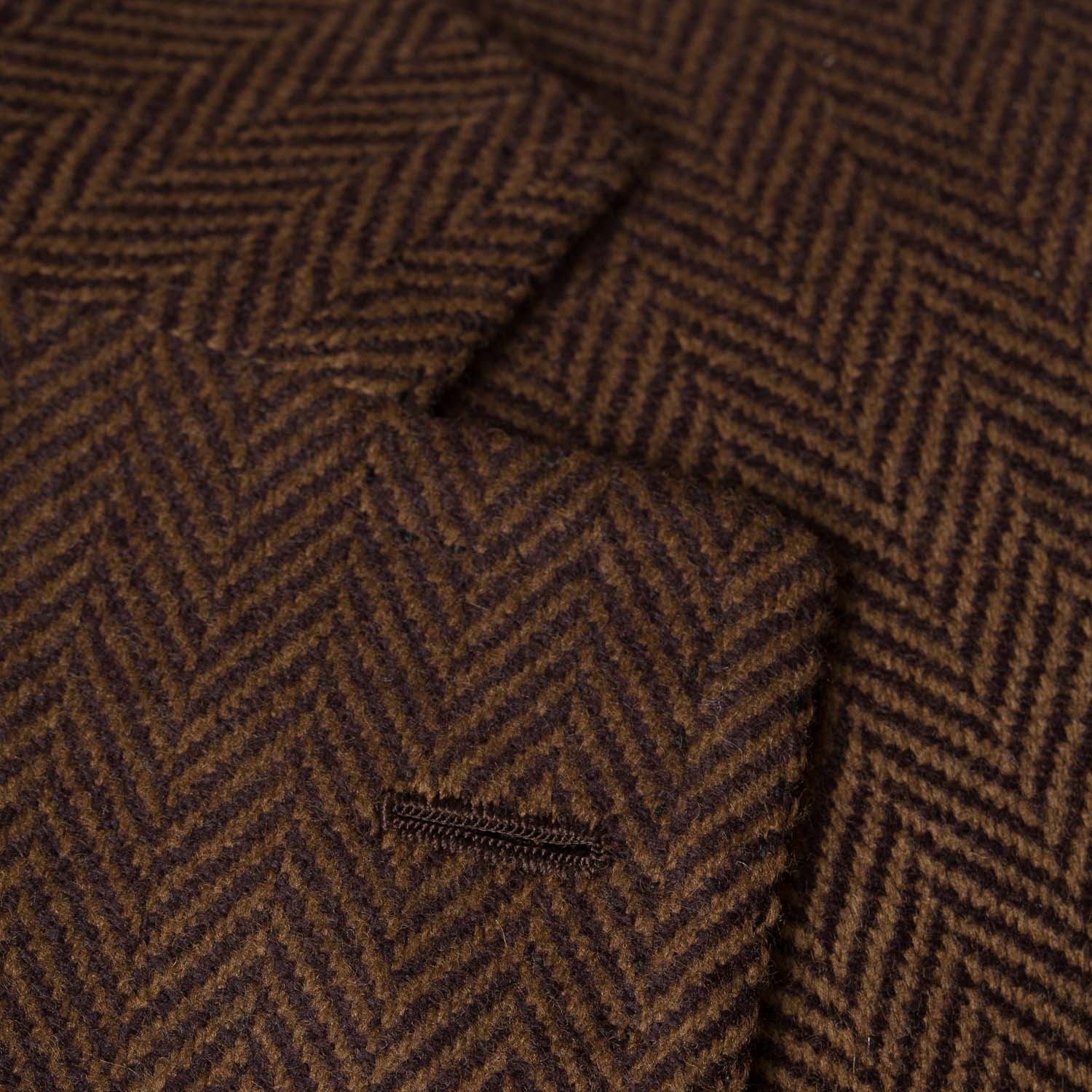 Jacket "Herringbone" made of pure Merino Wool from Fox Brother's - purely handmade